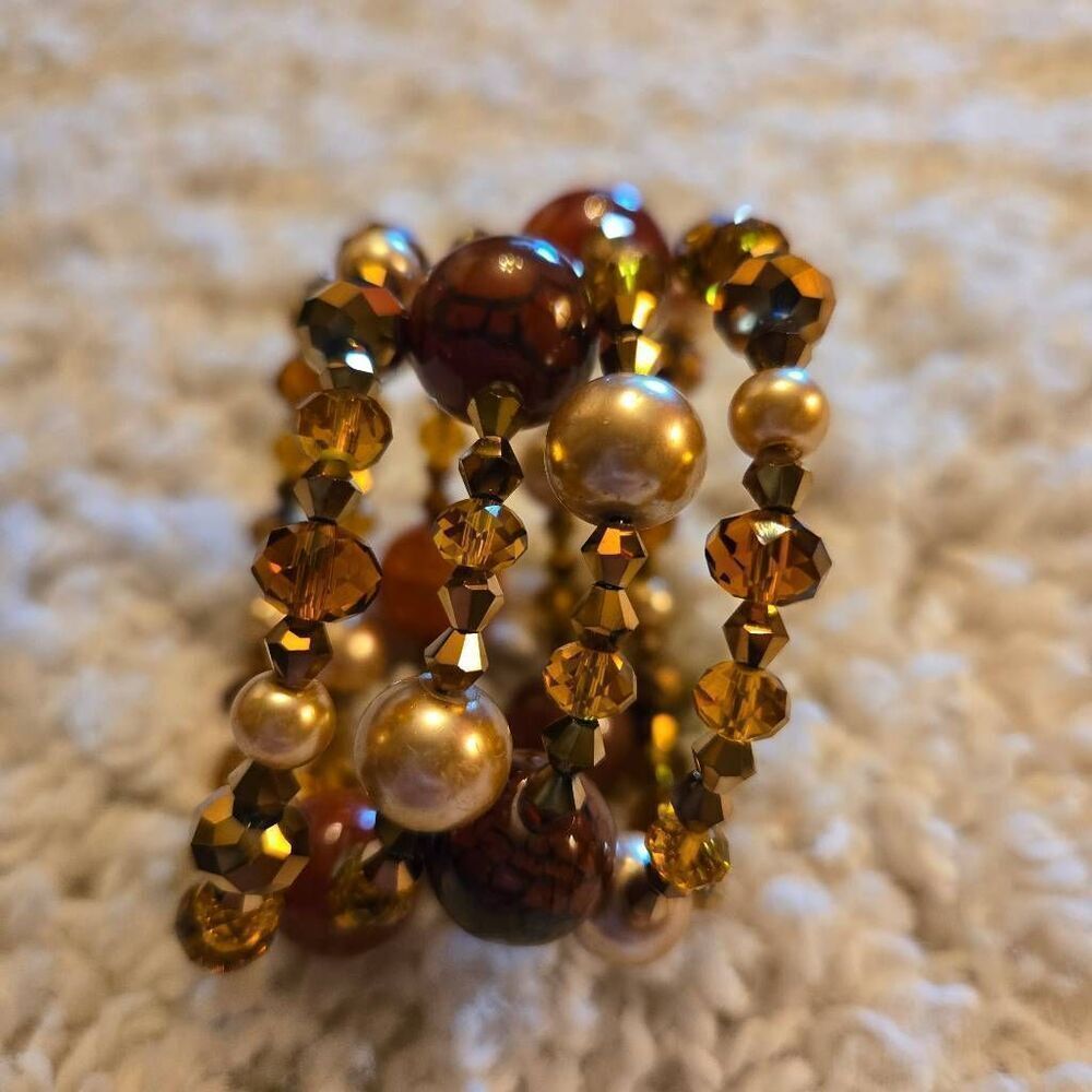NEW Glass Bead Wrap Bracelet